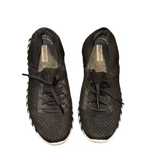 Skechers GOwalk‎ Air Cooled Goga Mat Comfort Black Knit Walking Shoes Women's 7M